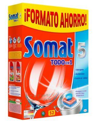 Comprar Pastillas detergente Somat 5 Todo En 1 Pastillas detergente Somat 5 Todo En 1