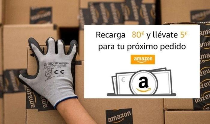 Recarga tu cuenta con al menos 80€ en un solo pedido y tendrás 5 euros por la jeta. Recarga tu cuenta con al menos 80€ en un solo pedido y tendrás 5 euros por la jeta.