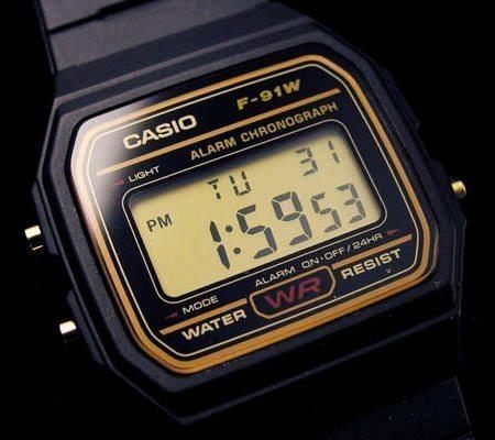Reloj Casio Vintage F-91W Original