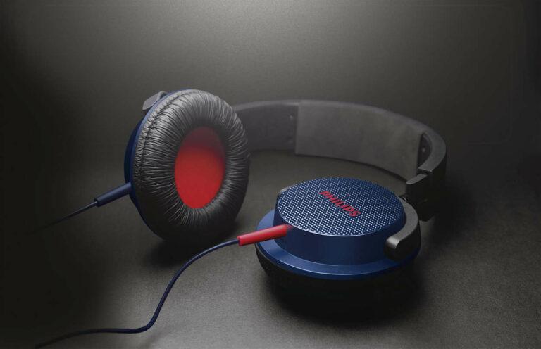 Auriculares Philips SHL3100BL con banda de sujeción
