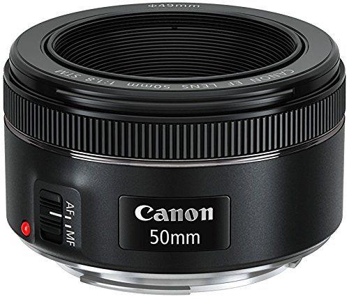 Canon EF 50mm f/1.8 STM - Objetivo para Canon (distantacia focal 50 mm, apertura f/1.8), color negro