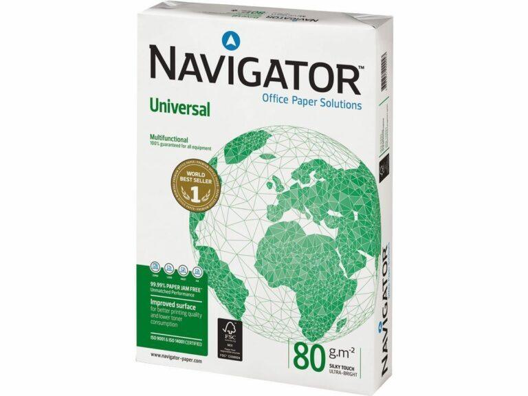 Paquete 500 hojas de papel NAVIGATOR Universal por tan sólo