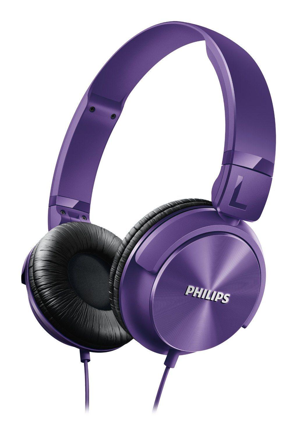 Philips SHL3060 - Auriculares de diadema cerrados tipo DJ (1000 mW, 1.2m), morado