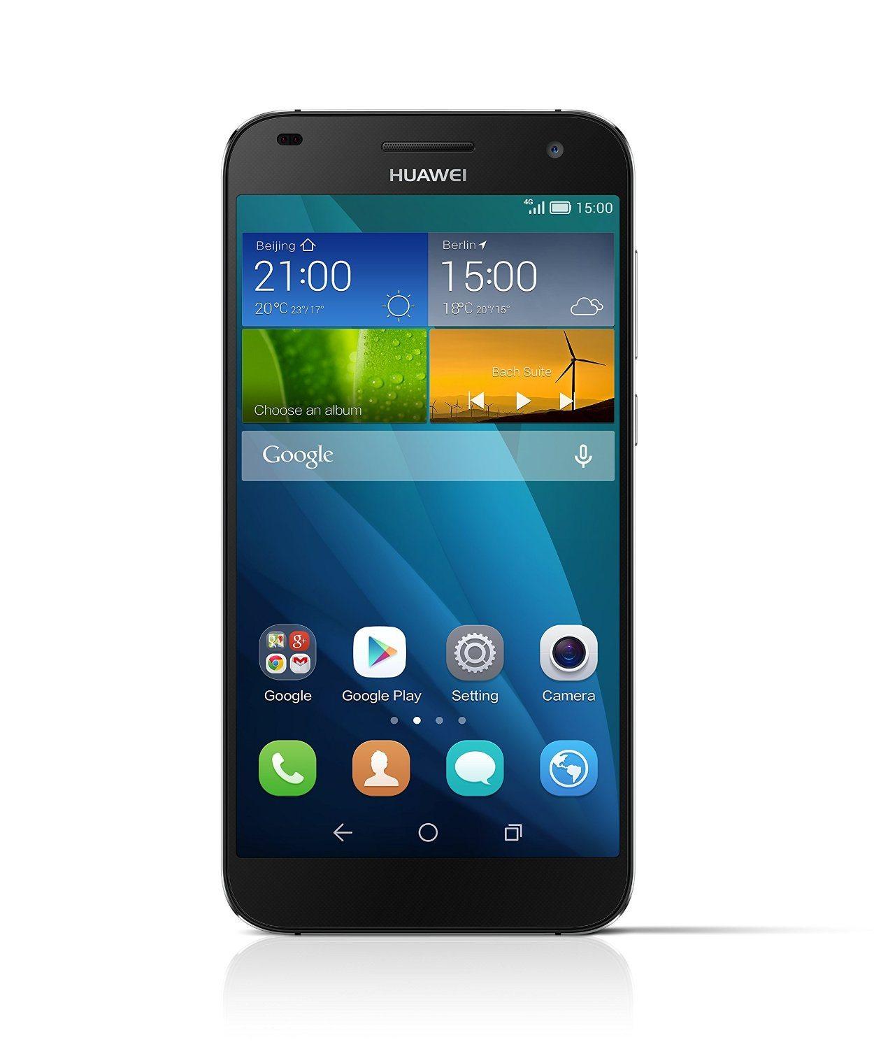 Huawei G7 - Smartphone libre Android (pantalla 5.5", cámara 13 Mp, 16 GB, Quad-Core 1.2 GHz, 2 GB RAM), negro