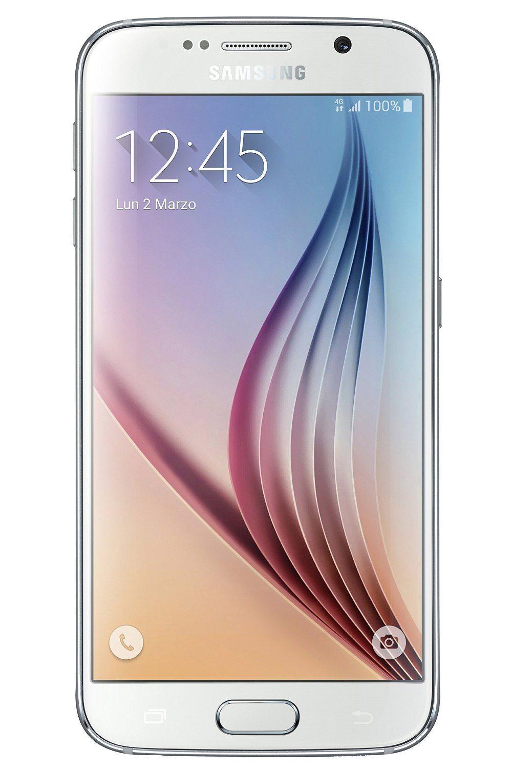 Samsung Galaxy S6 - Smartphone libre Android (pantalla 5.1", cámara 16 Mp, 32 GB, Quad-Core 2.1 GHz, 3 GB RAM), blanco 