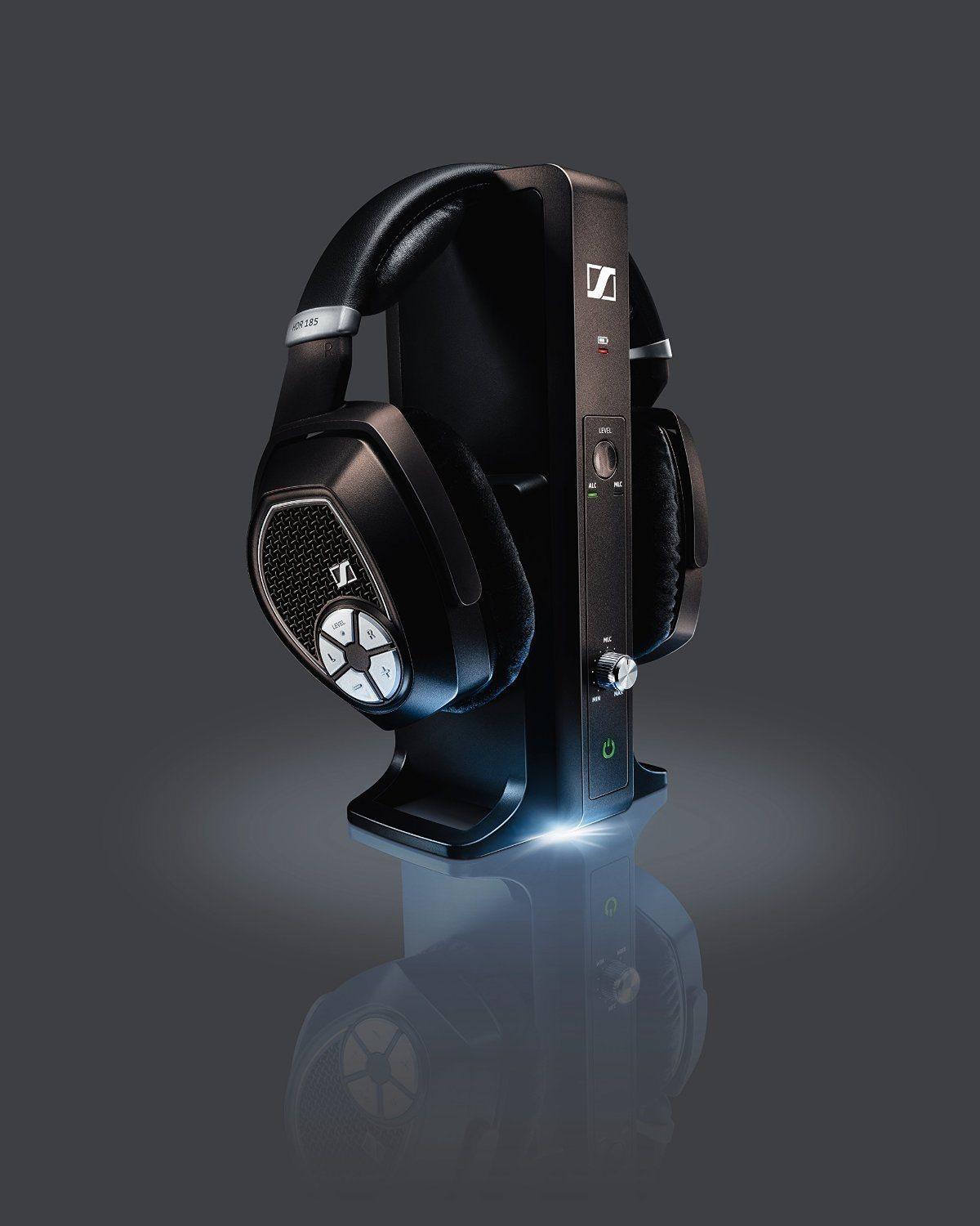 Sennheiser RS 185 - Auriculares de diadema cerrados Bluetooth (control remoto integrado)