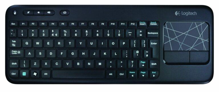 Logitech KB K400 – Teclado inalámbrico con touchpad por tan sólo . Mitad de precio