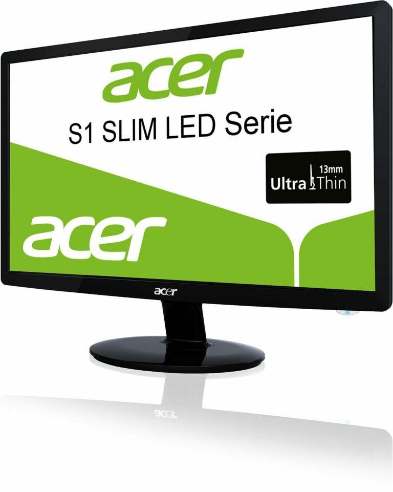 Monitor LED de 24″ ACER S241HLB (1080p, 2 MS, HDMI, VGA, DVI) 📺 completísimo a un precio de . 📺