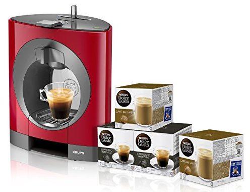 Pack Krups Dolce Gusto Oblo + 3 packs de café 