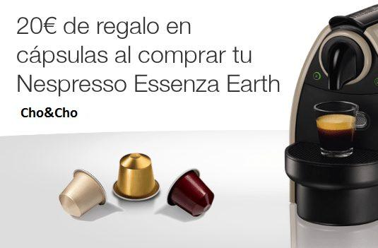 Chollo!! Cafetera Krups Nespresso Essenza Earth XN2140 por 49€ + 20€ gratis  para cápsulas incluido. - Chollos Chollitos y Chollazos