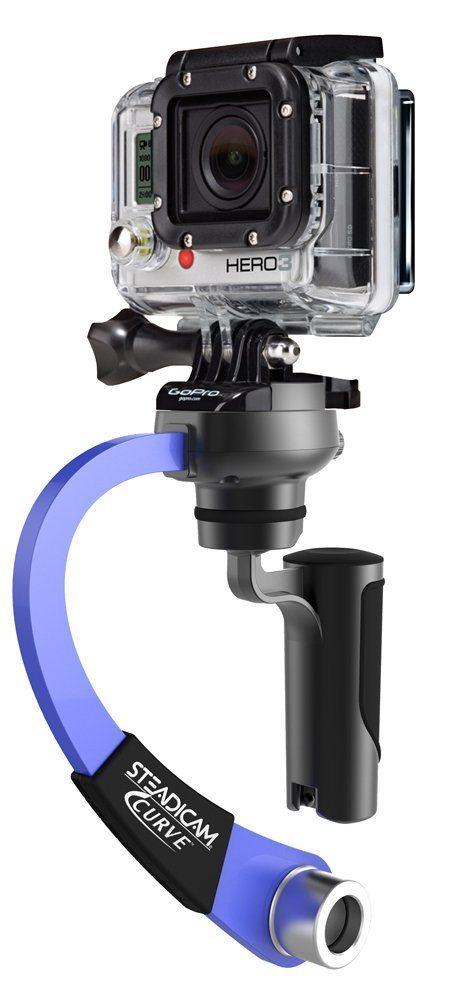 Steadicam Curve - Soporte para GoPro Hero 3, azul y negro