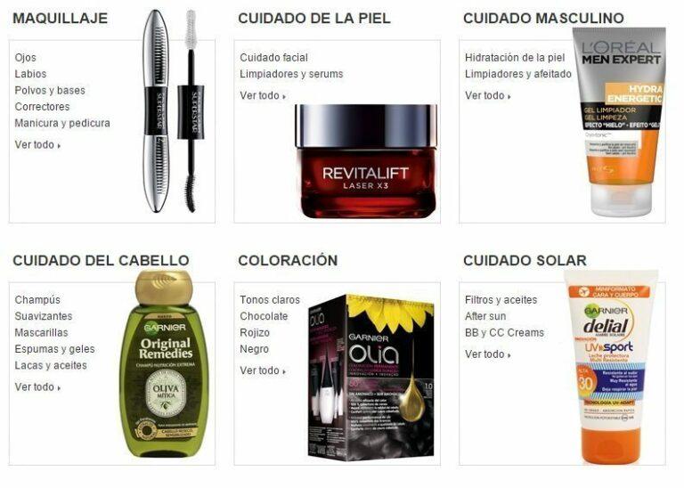 Promoción -35% en L’Oreal Paris, Maybelline, Garnier y Essie