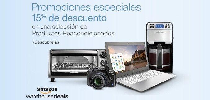 Promoción Amazon Reacondicionados! 30% de descuento en una selección de productos