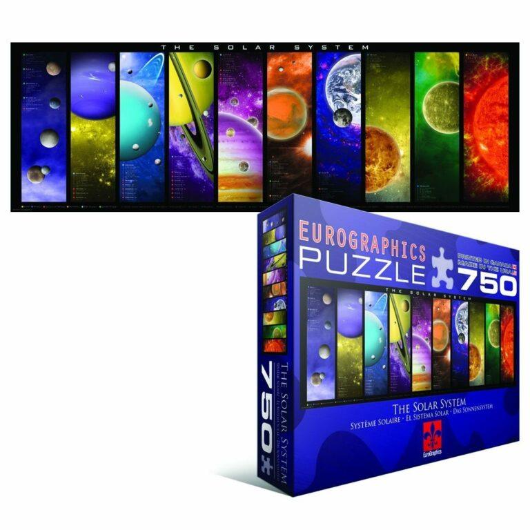 Puzzle Eurographics Sistema Solar de 750 piezas por sólo . 54% de descuento