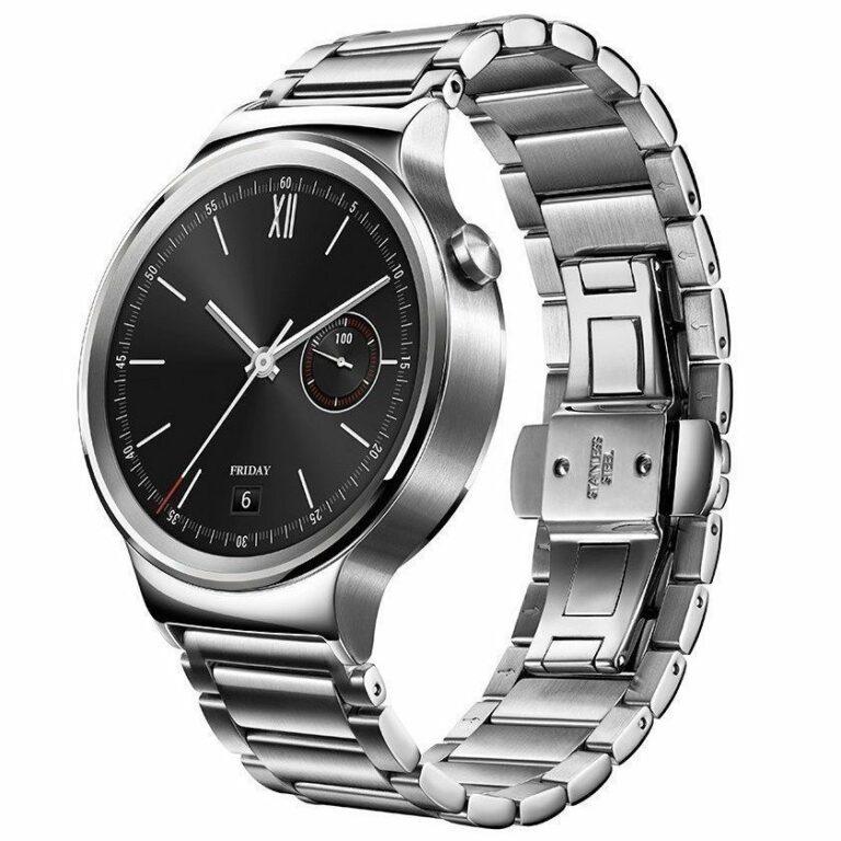 Smartwatch Huawei Watch Classic plateado con correa de acero por sólo