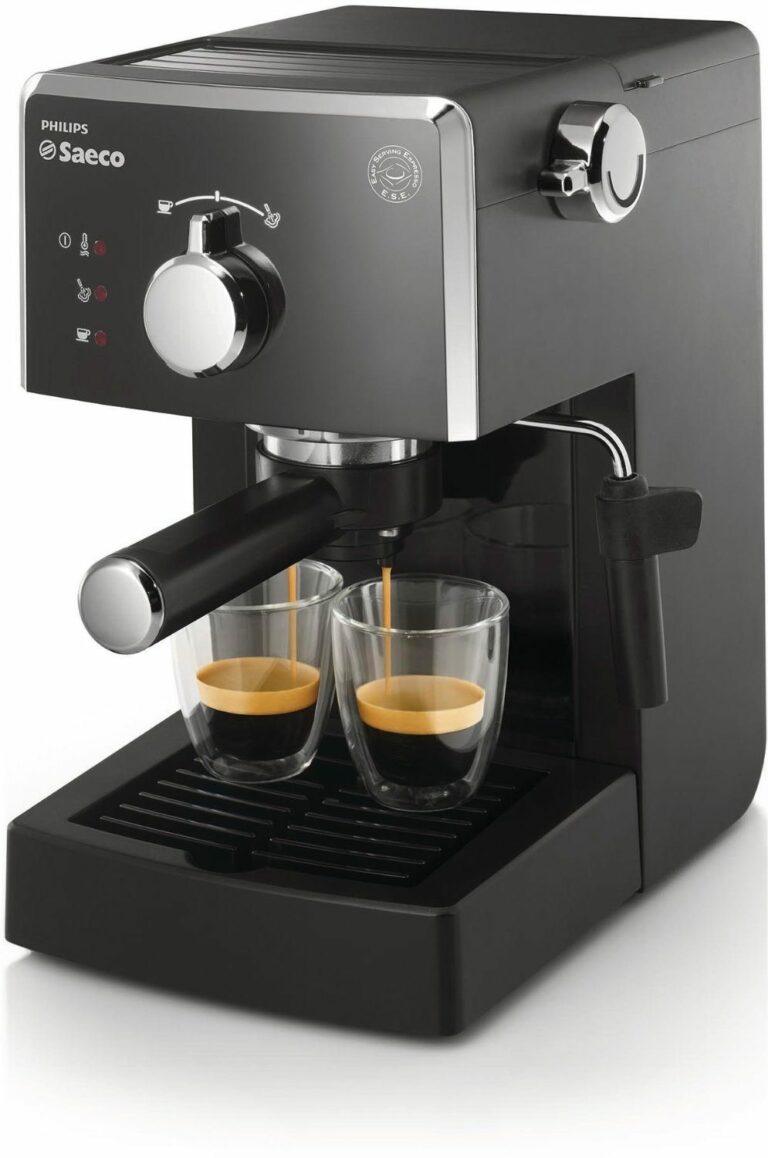 Philips HD8423/11 – Cafetera espresso manual Saeco Poemia para café molido y monodosis por sólo