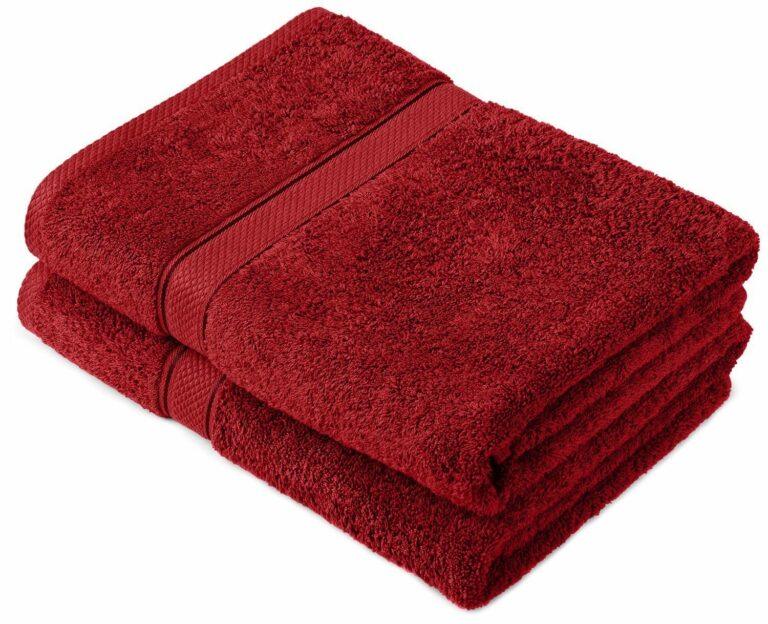 Juego de 2 toallas de baño PINZON de algodón egipcio  . Ahorras un 56%