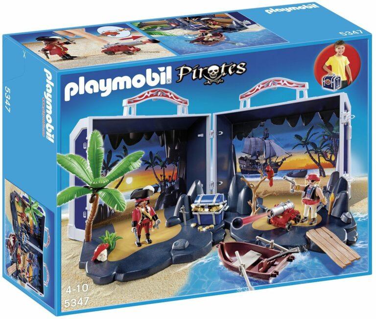 Playmobil Piratas – Maletín Cofre del tesoro Pirata (5347) por sólo