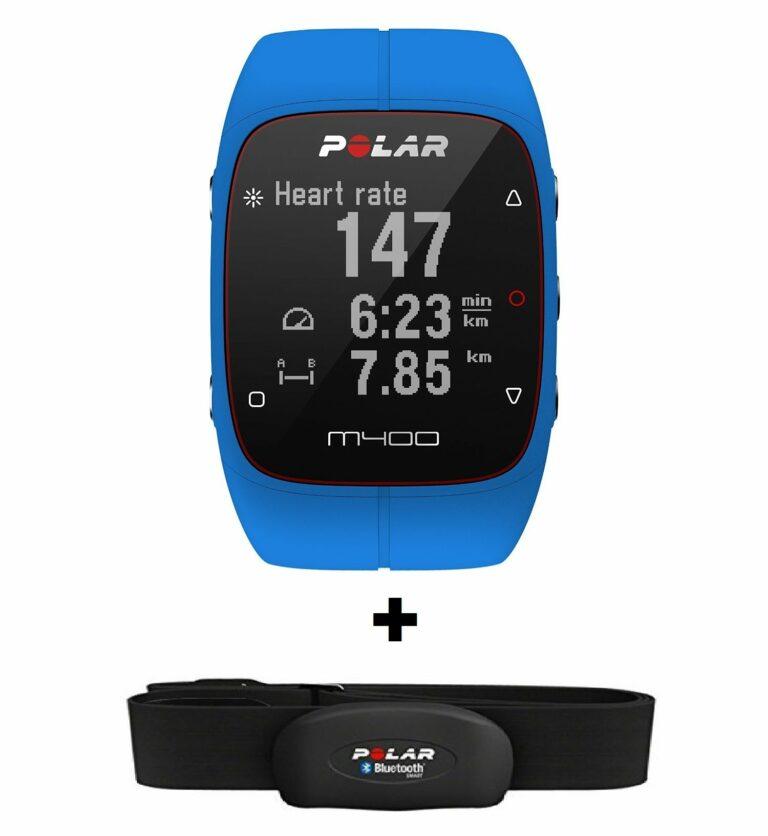 Polar M400 – Reloj de entrenamiento con GPS integrado y registro de actividad + sensor de frecuencia cardíaca H7 por sólo