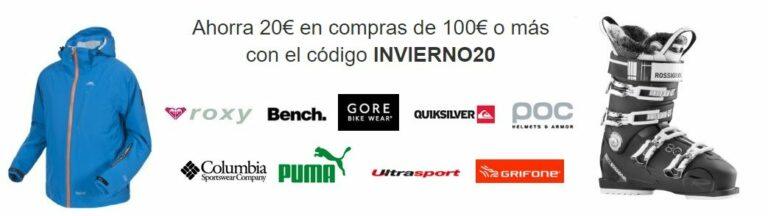 Código Promocional! Descuento de  con el código INVIERNO20 en Amazon.es