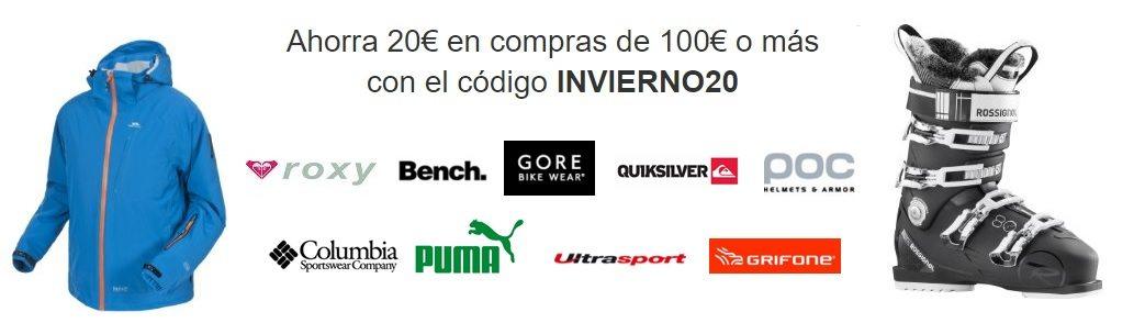 Ahorra 20€ en compras de 100€ o más