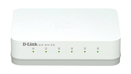 D-Link - Conmutador de 5 puertos Gigabit