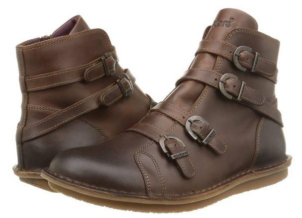 botas de cuero Kickers WAXING