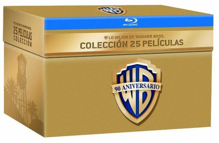 Pack cofre 90 Aniversario Warner Bros – 25 películas en Blu-ray de toda la vida