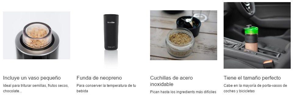 Batidora con vaso portátil Breville Blend Active Pro chollo oferta ganga detalles