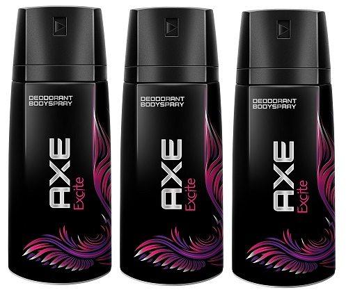 Axe Excite Desodorante 150ml, 3 unidades