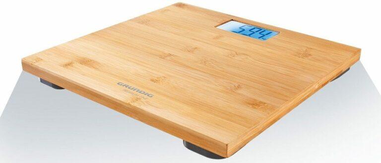 Báscula Premium Grundig PS 4110 con plataforma de bambú por tan sólo