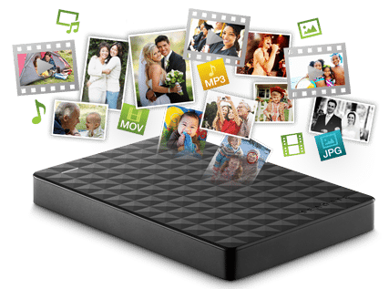 Unidad de disco duro portátil Seagate Expansion de 4TB con USB 3.0