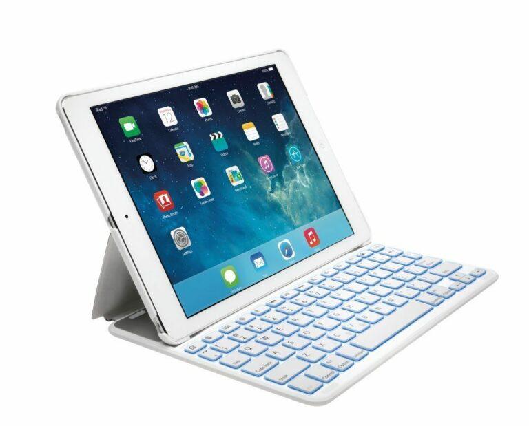 Funda con Teclado Kensington KeyFolio Thin X2 Plus Retroiluminado para Apple iPad Air 2 por tan sólo