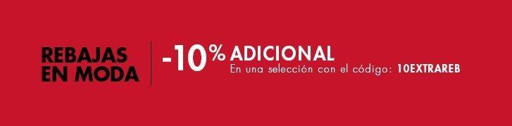 10% de descuento adicional en las Rebajas de Ropa y Zapatos