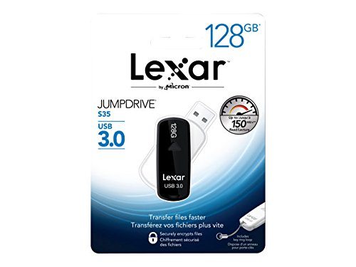 Lexar JumpDrive S35 - Memoria USB 3.0 de 128 GB