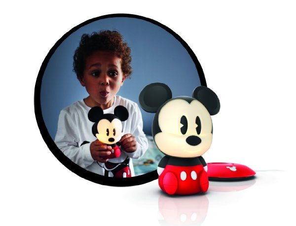 Philips Disney SoftPal Mickey - Lámpara de mesa