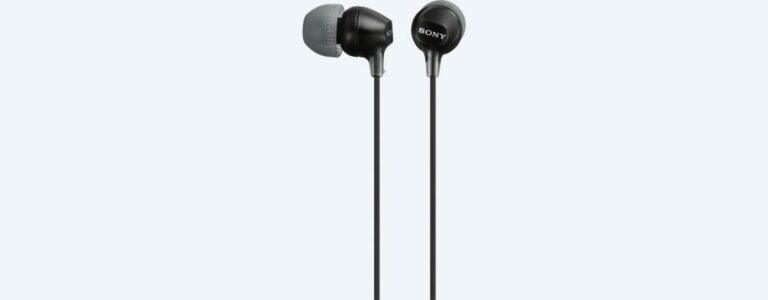 Auriculares in-ear Sony MDR-EX15LP en Negro y Rosa  . 61% de descuento