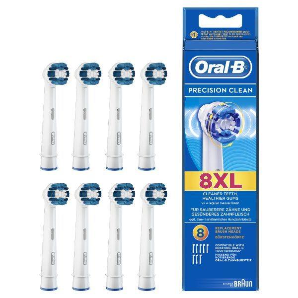 ack de 8 cabezales Oral-B Precision Clean