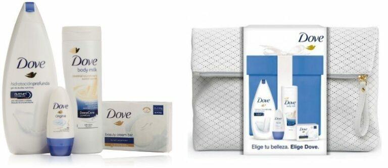 día de la Madre! Neceser Dove Pack Woman con Gel 540ml + Bodymilk 400ml +  Desodorante 50ml +  Jabon 2x100g