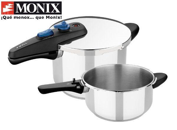 Monix VELOCE - Set Duo Ollas a presión rápida de 4+6 litros