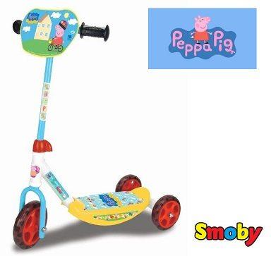 Peppa Pig - Patinete de 3 con ruedas (Smoby 450163)