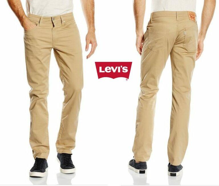 Vaqueros Levi’s 511 Slim Fit en color Beige  . 46% de descuento