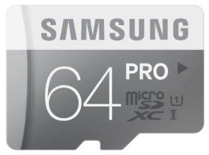 Tarjeta de memoria Micro SDXC de 64 GB samsung pro