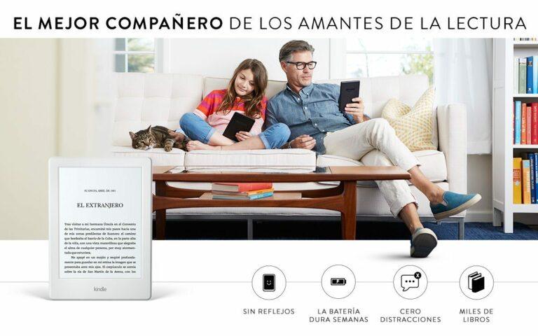 E-reader Kindle de Amazon con pantalla táctil antirreflejos de 6» y Wifi  . *Nuevo Precio*