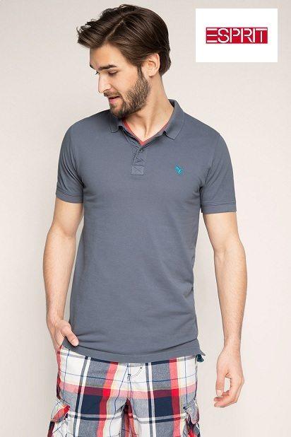 Esprit / Polo de piqué vintage, 100% algodón