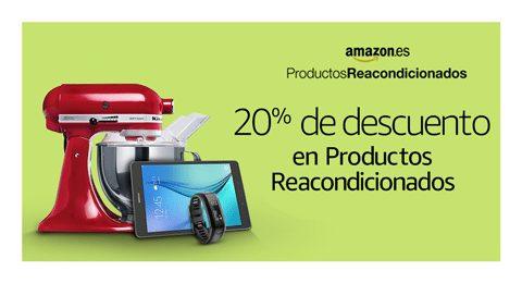 20% de descuento en productos reacondicionados