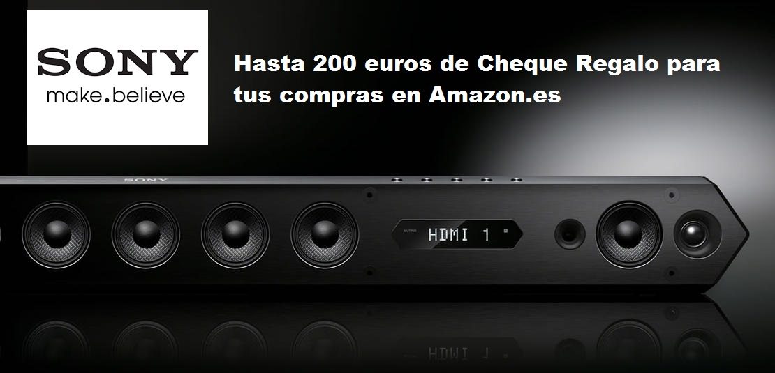 hasta 200 euros de Cheque Regalo para tus compras en Amazon.es