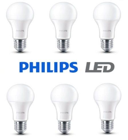 Pack de 6 bombillas LED Philips