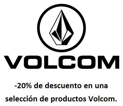 -20% de descuento en una selección de productos Volcom. Exclusivo para clientes Premium