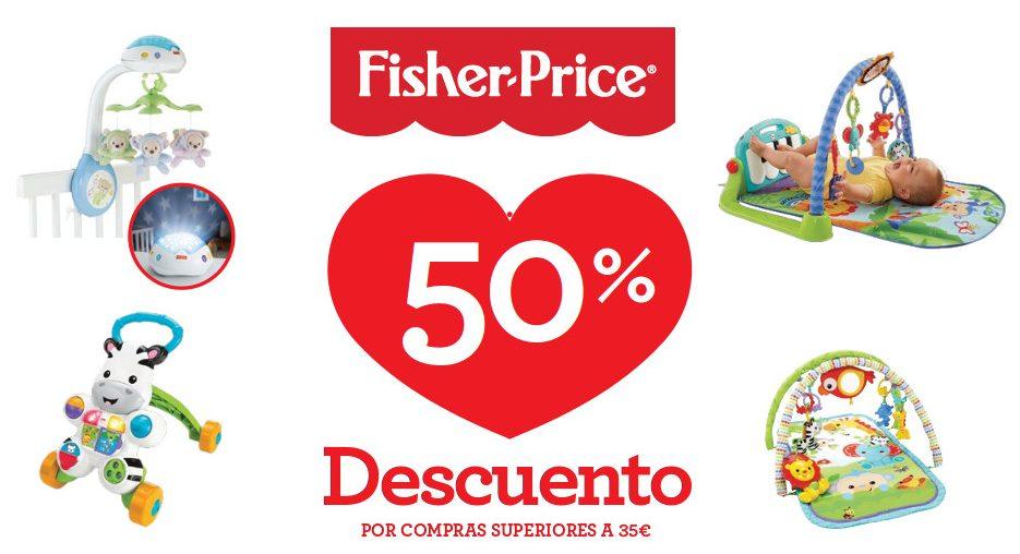 Fisher-Price: 50% de reembolso en una selección de productos